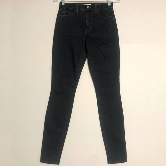 L'agence Ultra High rise Skinny  DARK BLUE. sz 25 - Picture 1 of 9